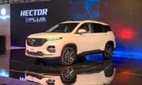 MG Motor India showcased its new SUV 'Hector Plus'